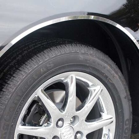 QAA WQ46550 – Stainless Steel Wheel Well Trim 4-Piece – Fits 2006-2011 Buick Lucerne