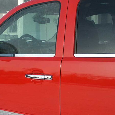 QAA WS47185 – Stainless Steel Window Sill Trim 4-Piece – Fits 2007-2013 Chevy Silverado
